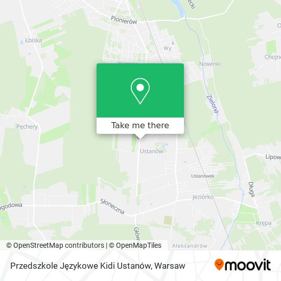 Przedszkole Językowe Kidi Ustanów map