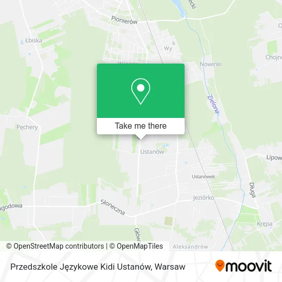 Przedszkole Językowe Kidi Ustanów map
