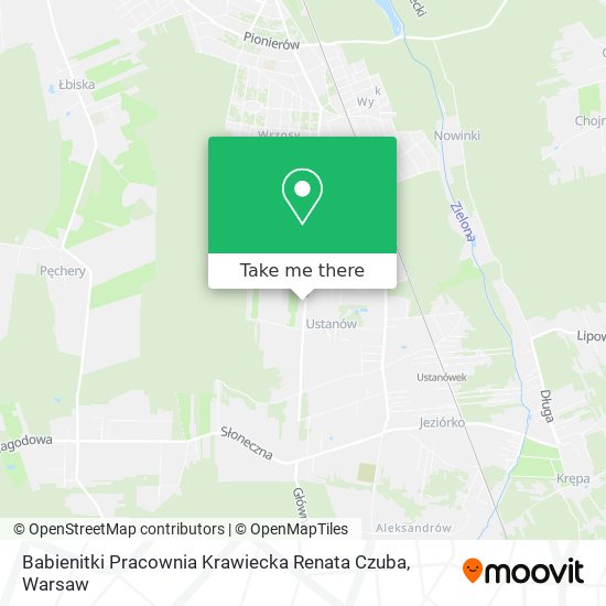 Babienitki Pracownia Krawiecka Renata Czuba map