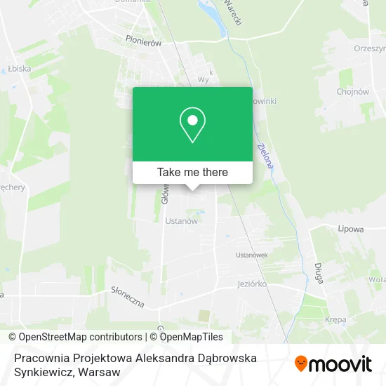 Карта Pracownia Projektowa Aleksandra Dąbrowska Synkiewicz