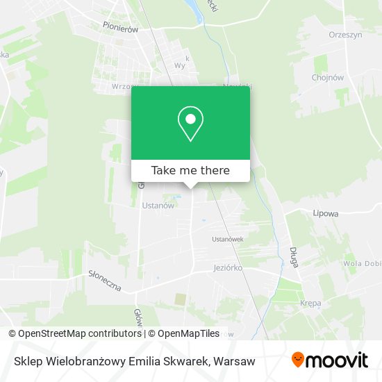 Sklep Wielobranżowy Emilia Skwarek map