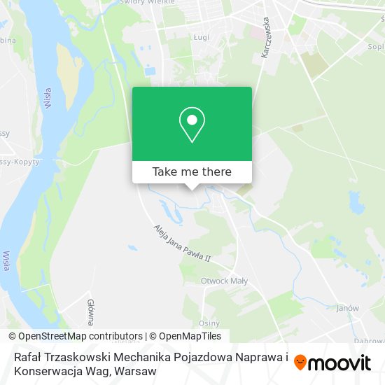 Rafał Trzaskowski Mechanika Pojazdowa Naprawa i Konserwacja Wag map