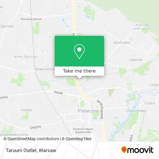 Taruum Outlet map