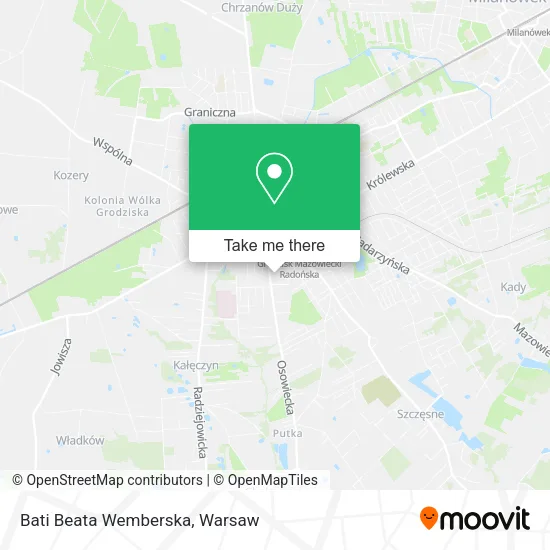 Карта Bati Beata Wemberska