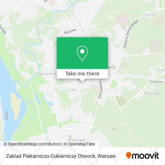 Zakład Piekarniczo-Cukierniczy Otwock map