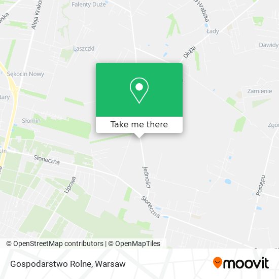 Gospodarstwo Rolne map