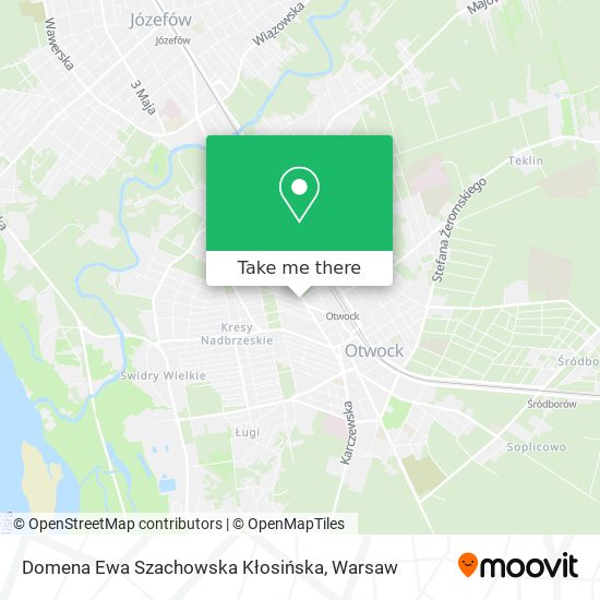 Domena Ewa Szachowska Kłosińska map