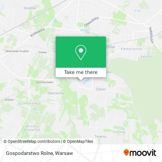 Gospodarstwo Rolne map