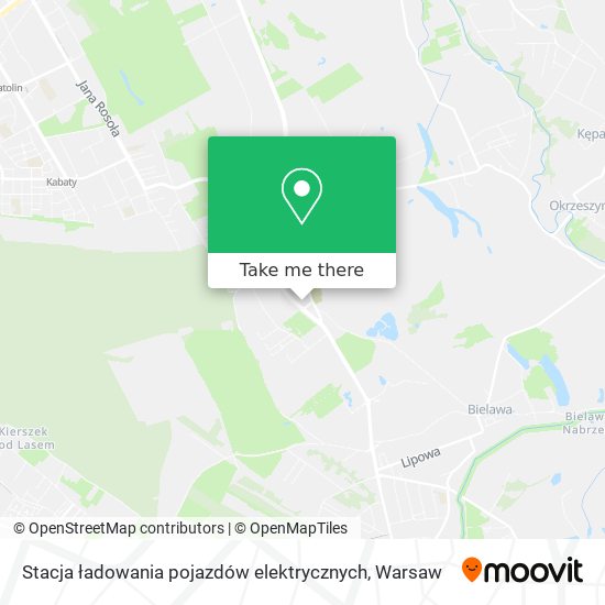 Stacja ładowania pojazdów elektrycznych map