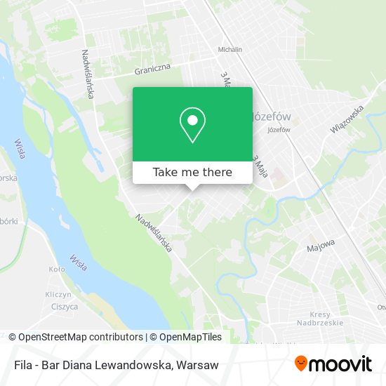 Fila - Bar Diana Lewandowska map