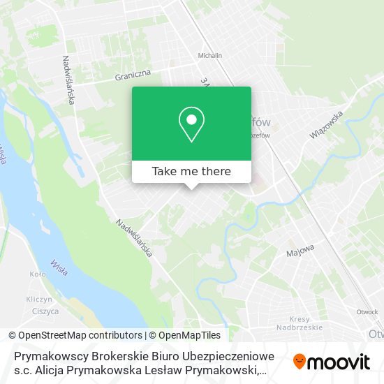 Prymakowscy Brokerskie Biuro Ubezpieczeniowe s.c. Alicja Prymakowska Lesław Prymakowski map