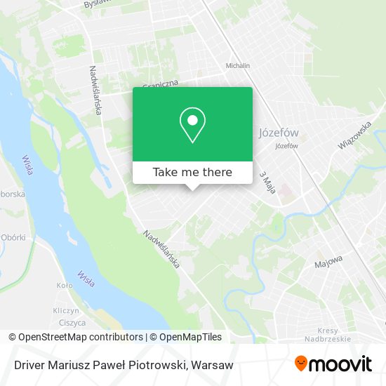 Driver Mariusz Paweł Piotrowski map