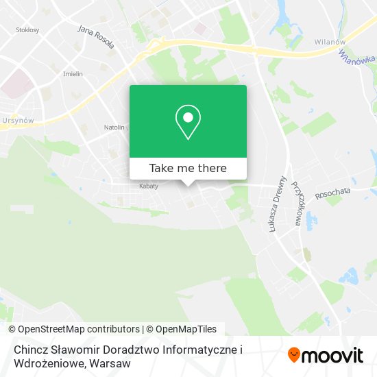 Chincz Sławomir Doradztwo Informatyczne i Wdrożeniowe map