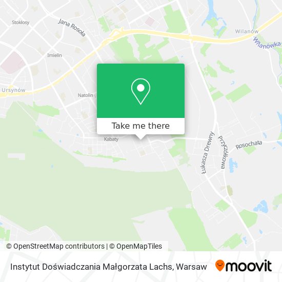 Instytut Doświadczania Małgorzata Lachs map