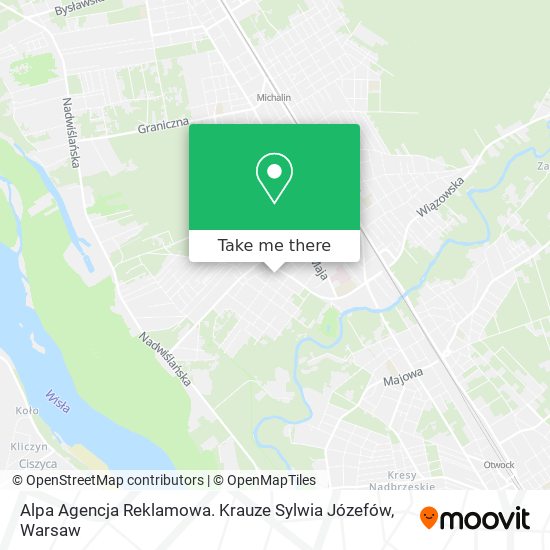 Alpa Agencja Reklamowa. Krauze Sylwia Józefów map