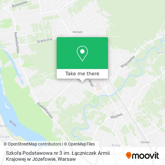 Szkoła Podstawowa nr 3 im. Łączniczek Armii Krajowej w Józefowie map