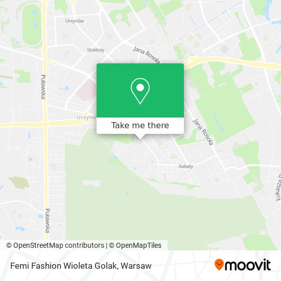 Femi Fashion Wioleta Golak map