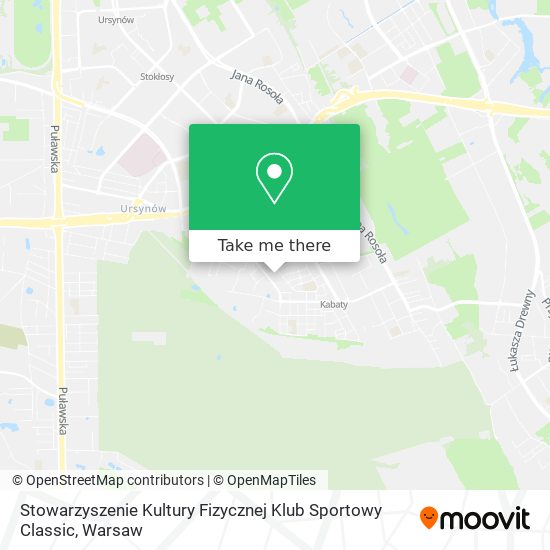 Stowarzyszenie Kultury Fizycznej Klub Sportowy Classic map