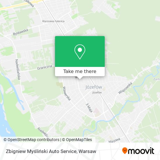 Карта Zbigniew Myśliński Auto Service