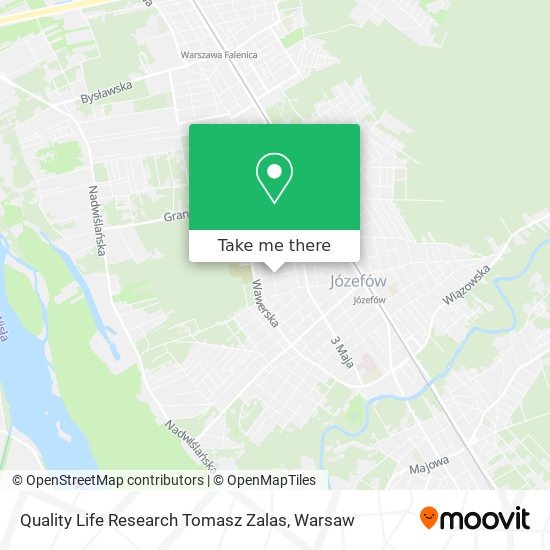 Quality Life Research Tomasz Zalas map