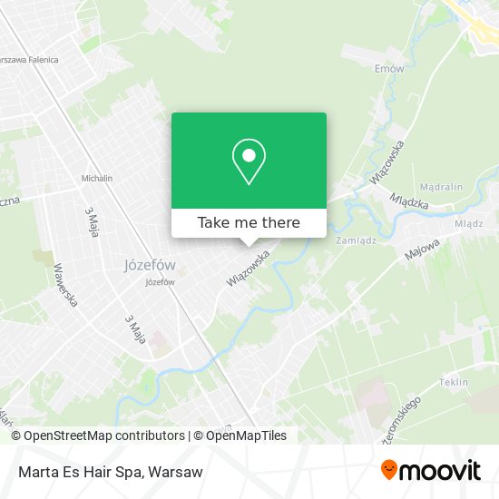 Marta Es Hair Spa map