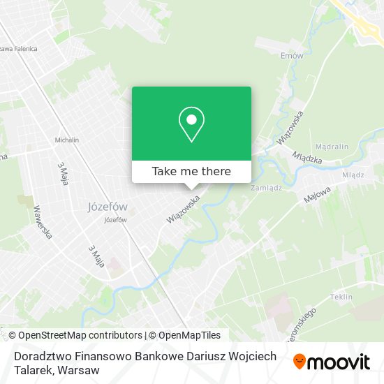 Doradztwo Finansowo Bankowe Dariusz Wojciech Talarek map