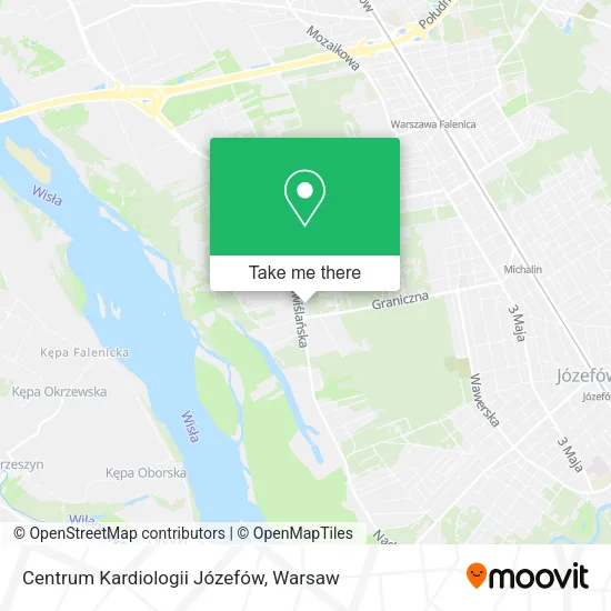 Centrum Kardiologii Józefów map