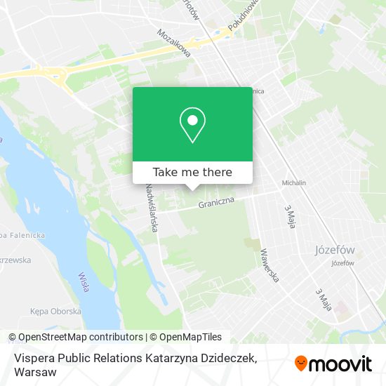 Vispera Public Relations Katarzyna Dzideczek map