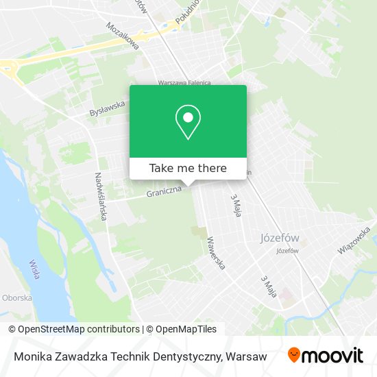 Monika Zawadzka Technik Dentystyczny map