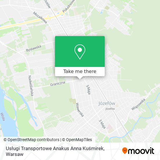 Usługi Transportowe Anakus Anna Kuśmirek map