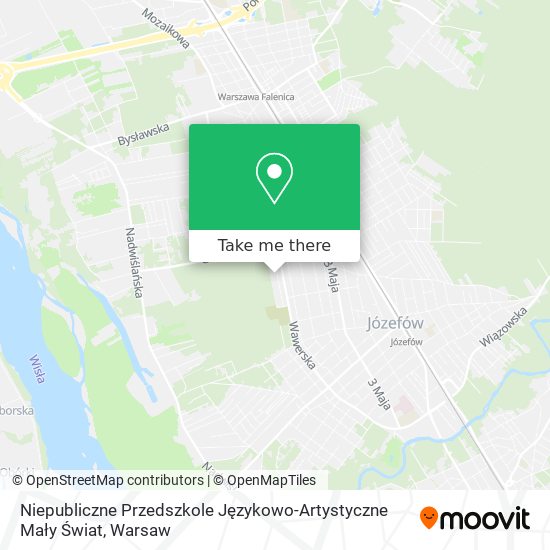 Niepubliczne Przedszkole Językowo-Artystyczne Mały Świat map