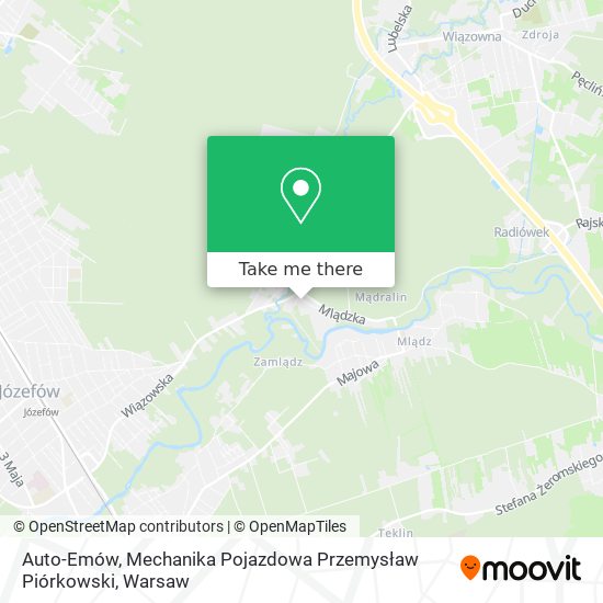 Auto-Emów, Mechanika Pojazdowa Przemysław Piórkowski map