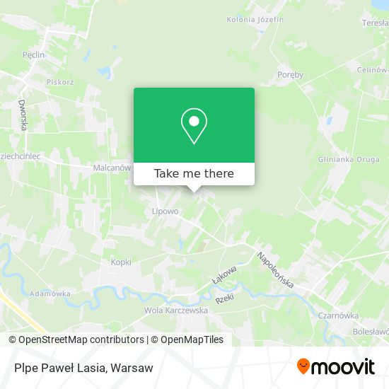 Plpe Paweł Lasia map