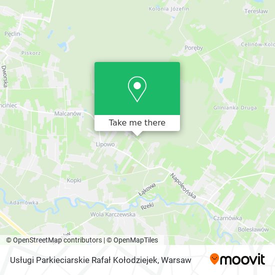 Usługi Parkieciarskie Rafał Kołodziejek map