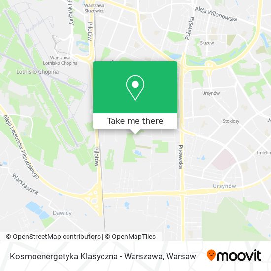 Карта Kosmoenergetyka Klasyczna - Warszawa