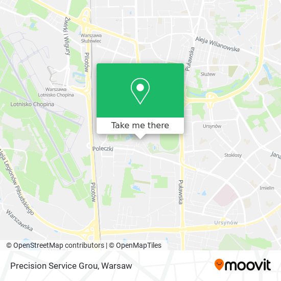 Карта Precision Service Grou