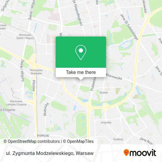 ul. Zygmunta Modzelewskiego map
