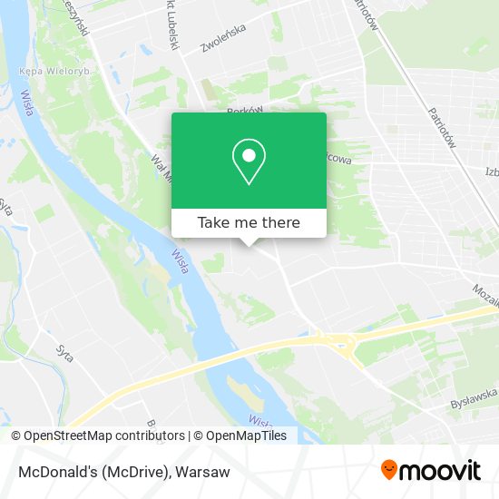 Карта McDonald's (McDrive)