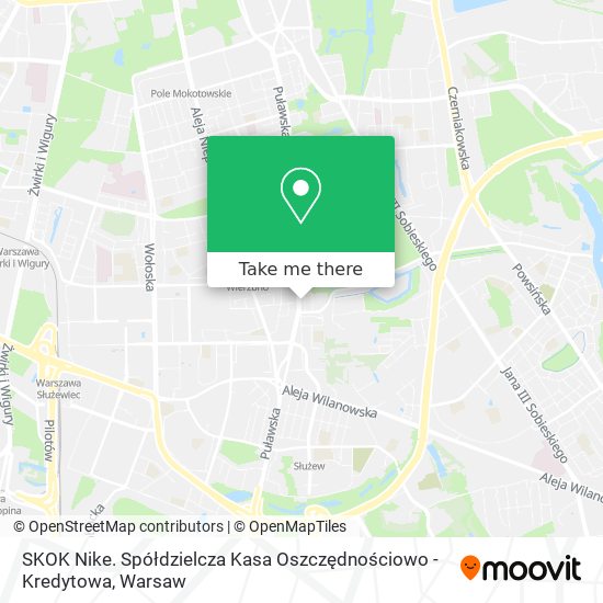 SKOK Nike. Spółdzielcza Kasa Oszczędnościowo - Kredytowa map