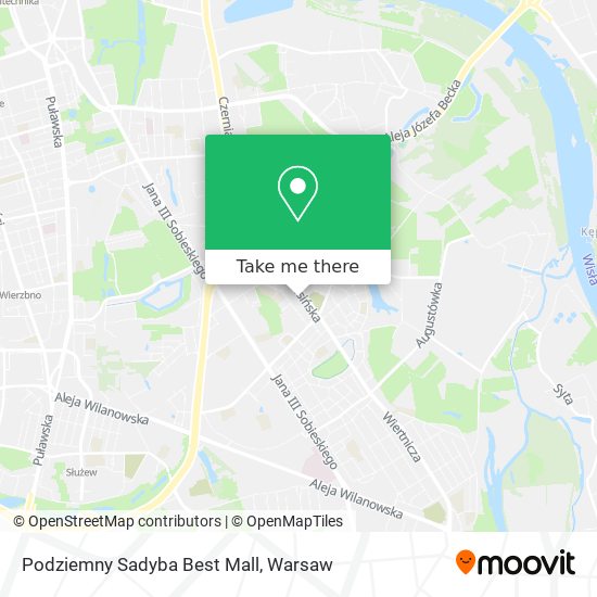 Podziemny Sadyba Best Mall map