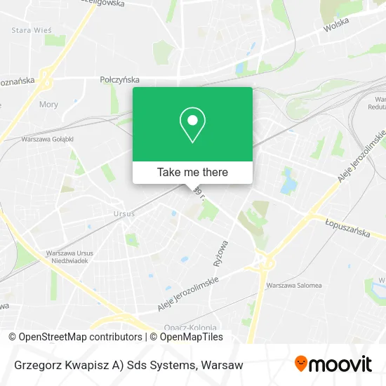 Карта Grzegorz Kwapisz A) Sds Systems