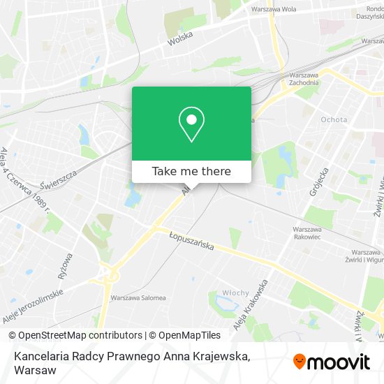 Kancelaria Radcy Prawnego Anna Krajewska map