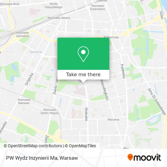 Карта PW Wydz Inzynierii Ma