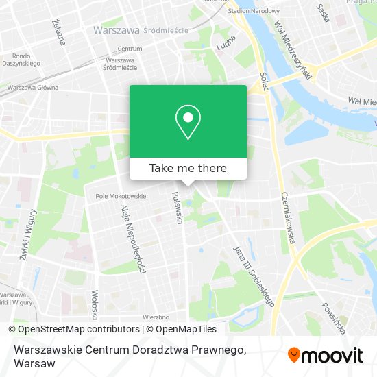 Warszawskie Centrum Doradztwa Prawnego map