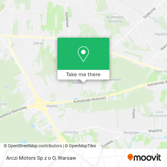 Arczi Motors Sp z o O map