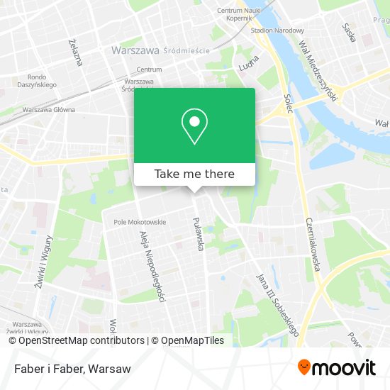 Faber i Faber map