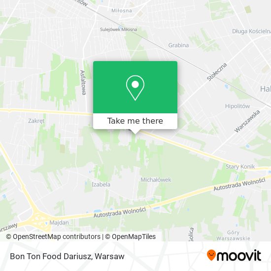 Bon Ton Food Dariusz map