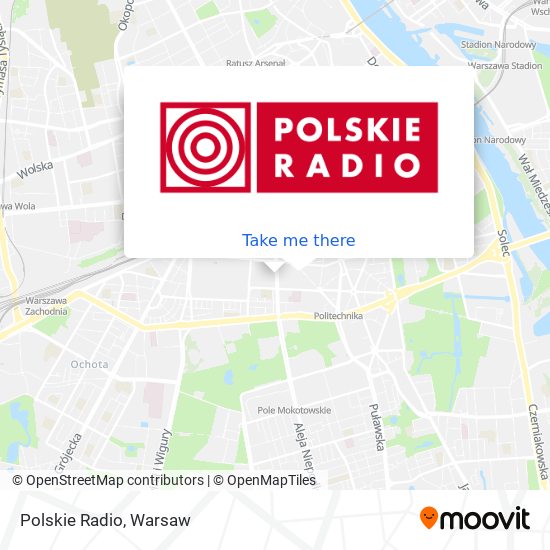 Polskie Radio map