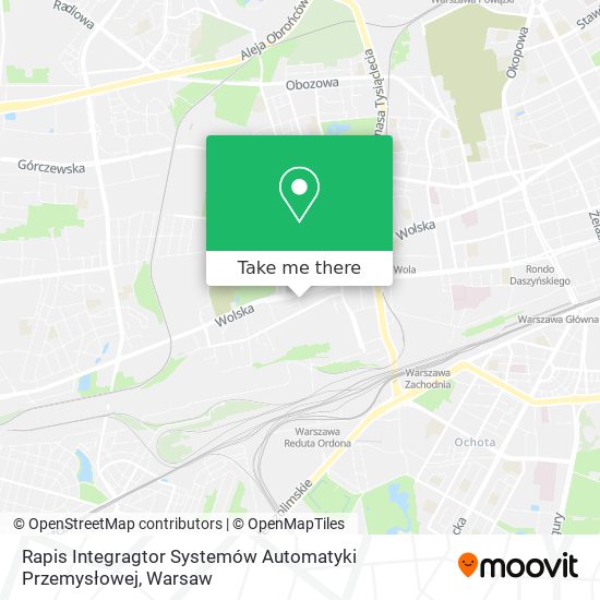 Rapis Integragtor Systemów Automatyki Przemysłowej map