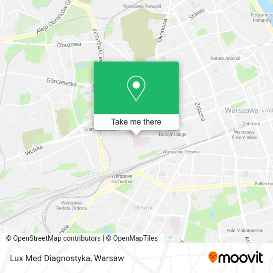 Lux Med Diagnostyka map